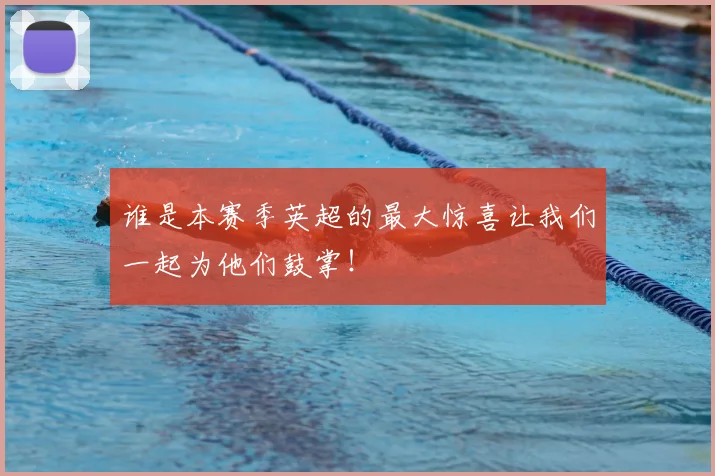 谁是本赛季英超的最大惊喜让我们一起为他们鼓掌！